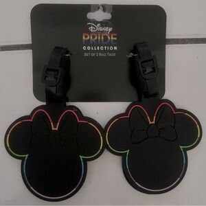 Disney pride luggage tags